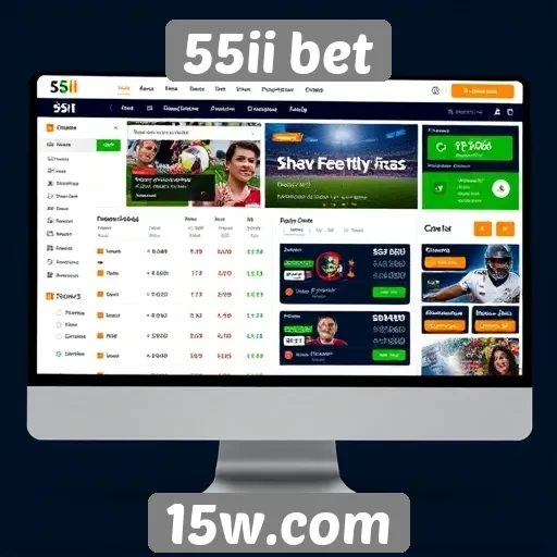 Facilidade de uso da interface do site 55ii bet